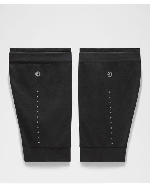 lululemon athletica Black Go Further Seamless Running Calf Sleeves