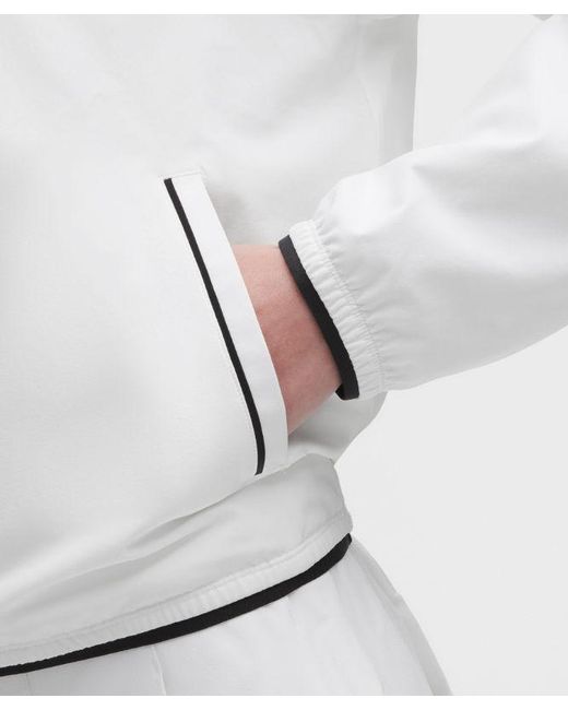 lululemon athletica White – Uv-Protective Lightweight Half Zip Long-Sleeve Top – – Size Large