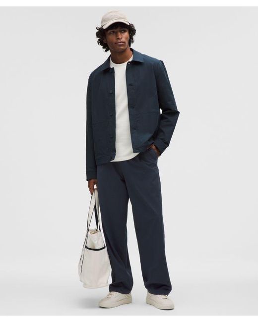 lululemon athletica Blue Daydrift Relaxed-Fit Pleated Trouser Regular for men