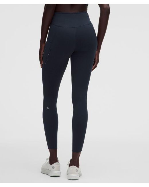 lululemon athletica Fast And Free High-rise Tight Leggings Pockets - 28" - Color Blue - Size 8