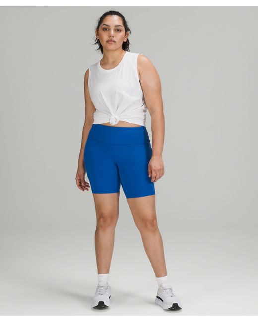 lululemon athletica Blue High-waisted Shorts for Women