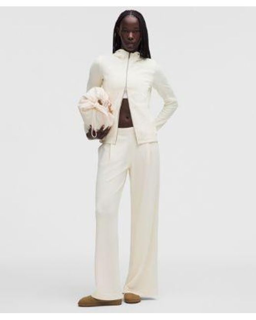 lululemon athletica White – Lightweight Softstreme Mid-Rise Pants Regular – – Size Large