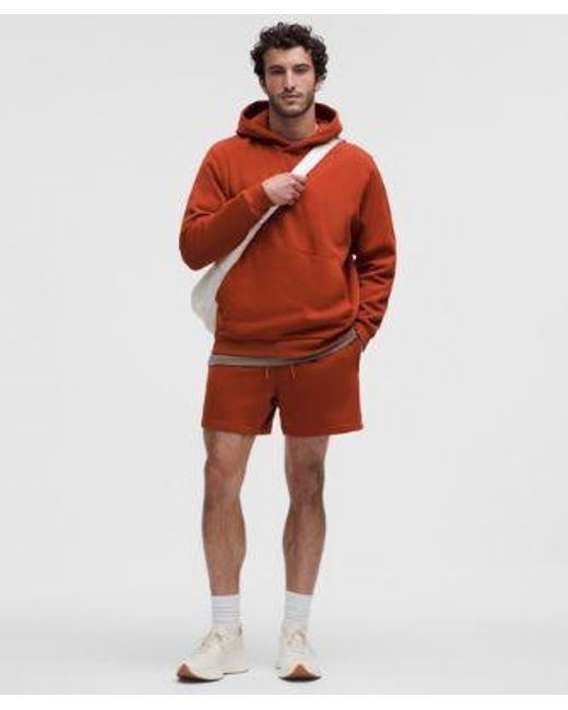 lululemon athletica Red Steady State Pullover Hoodie for men