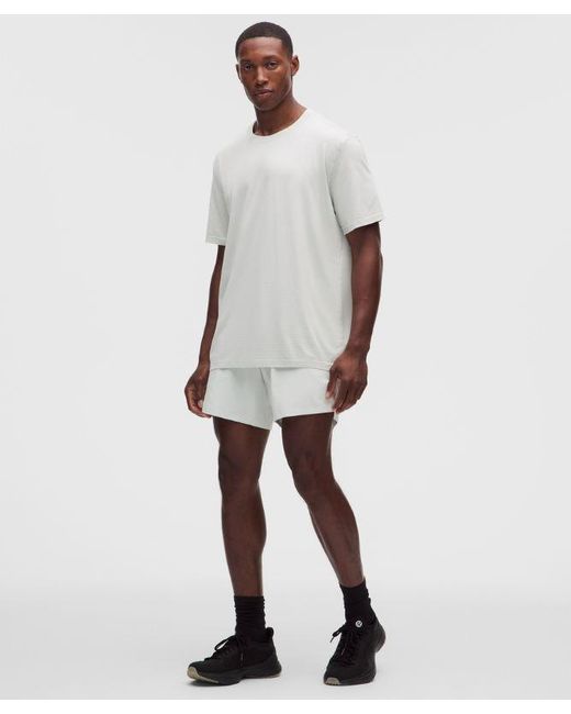 lululemon athletica White – Metal Vent Tech Relaxed-Fit Short-Sleeve Shirt – – Size Large for men
