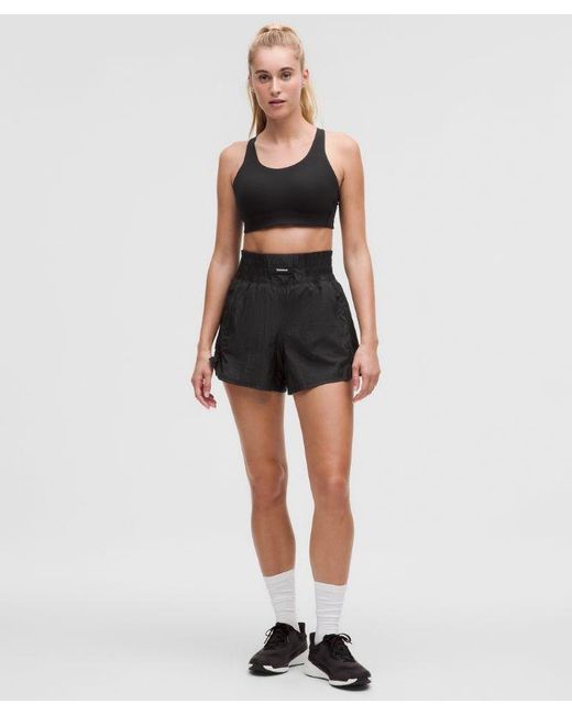 lululemon athletica Black Lightweight Super-High-Rise Training Short 4"