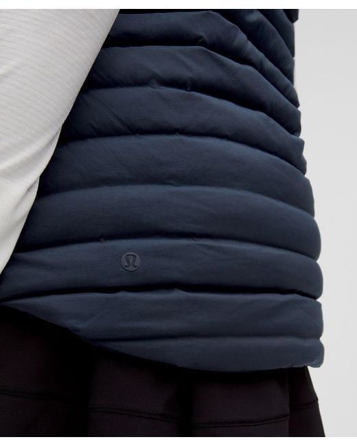 lululemon athletica Blue – Pack It Down 700-Fill Vest – – Size 18