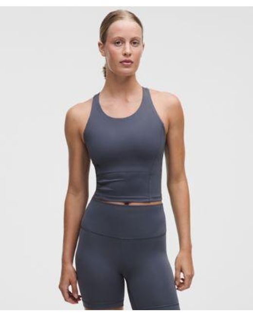 lululemon athletica Blue Wunder Train Racerback Tank Top