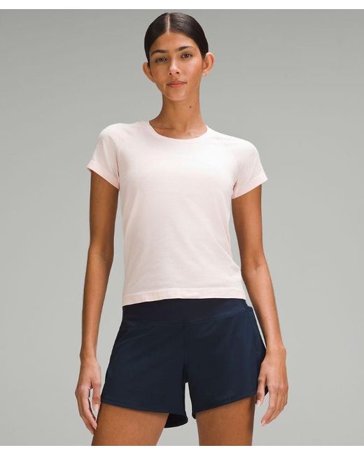 lululemon athletica White Swiftly Tech Short-sleeve Shirt 2.0 Race Length