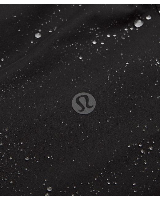 lululemon athletica Black Stretchseal Sleet Street 600-Down-Fill Long Jacket