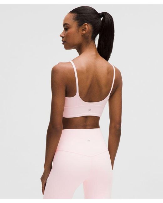 lululemon athletica Pink – Focuser High-Neck Sports Bra Light Support, A/B Cup – – Size Large