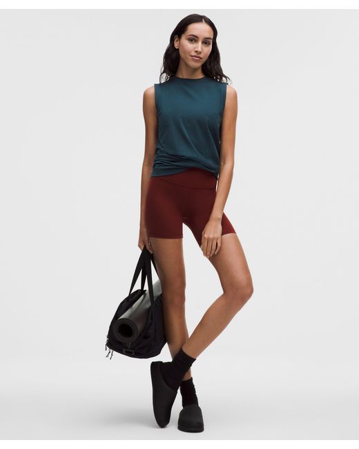 lululemon athletica Blue All Yours Organic Cotton Tank Top