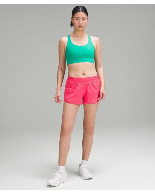 lululemon athletica Hotty Hot Low-rise Lined Shorts - 4" - Color Neon/pink - Size 0