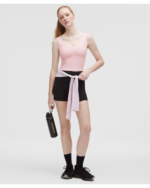 lululemon athletica Pink Wunder Train Wide-Strap Tank Top