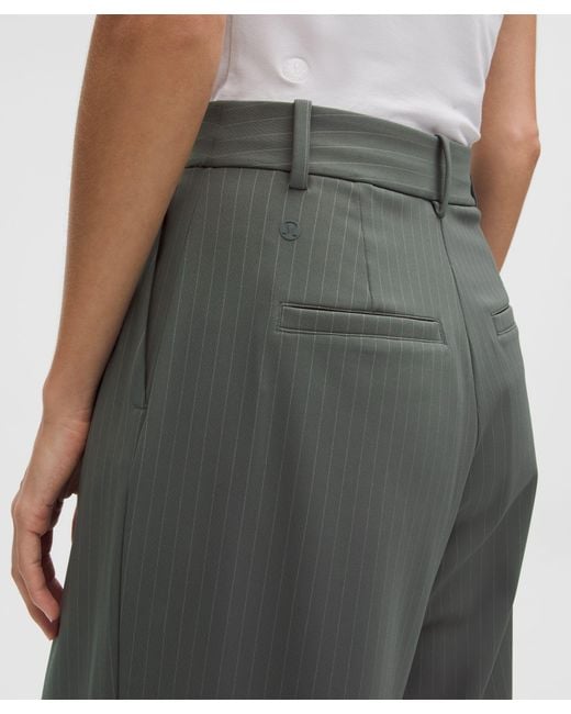 lululemon athletica Gray Daydrift High-Rise Wide-Leg Trouser