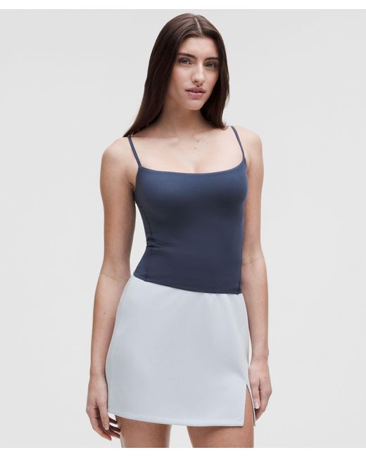 lululemon athletica Blue – Wundermost Ultra-Soft Nulu Spaghetti-Strap Adjustable Cami – –