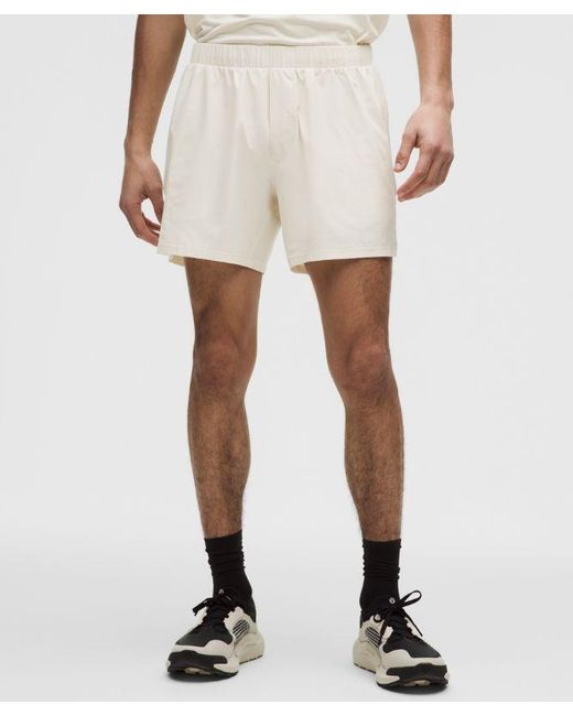 lululemon athletica Natural Mile Maker Ripstop Linerless Short 6" for men