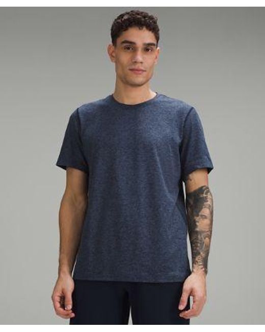 lululemon athletica Blue – Soft Jersey Short-Sleeve Shirt – / – for men
