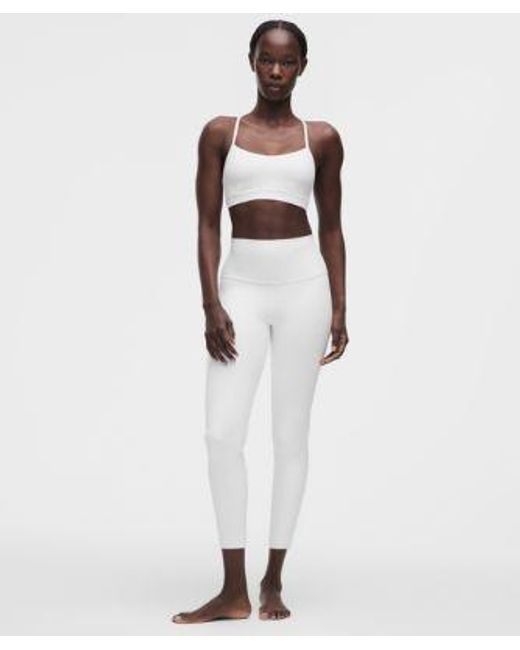 lululemon athletica White – Align High-Rise Pants – 25" – – Size 4