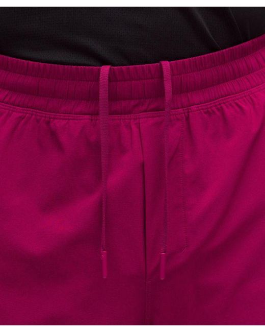 lululemon athletica Red – Pace Breaker Lined Shorts – 7" – Size Large for men