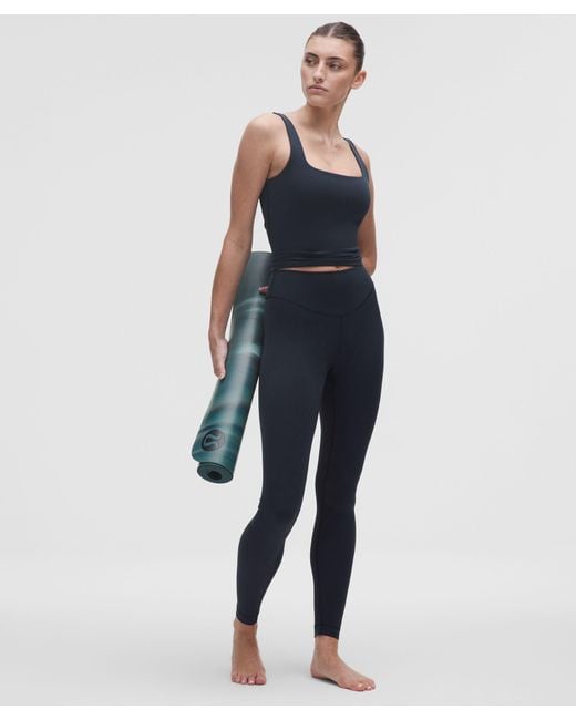 lululemon athletica Blue Wunder Under Smoothcover Tank Top