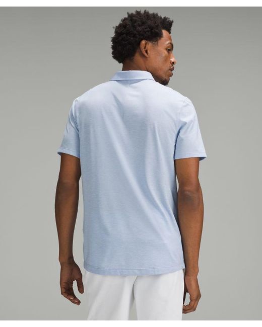 lululemon athletica Blue – Evolution Short-Sleeve Polo Shirt – /Pastel – for men