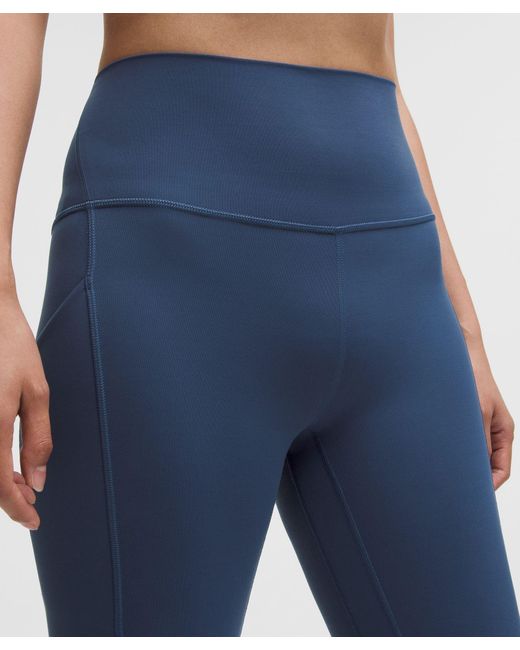 lululemon athletica Blue – Align High-Rise Pants With Pockets – 25" – – Size 4