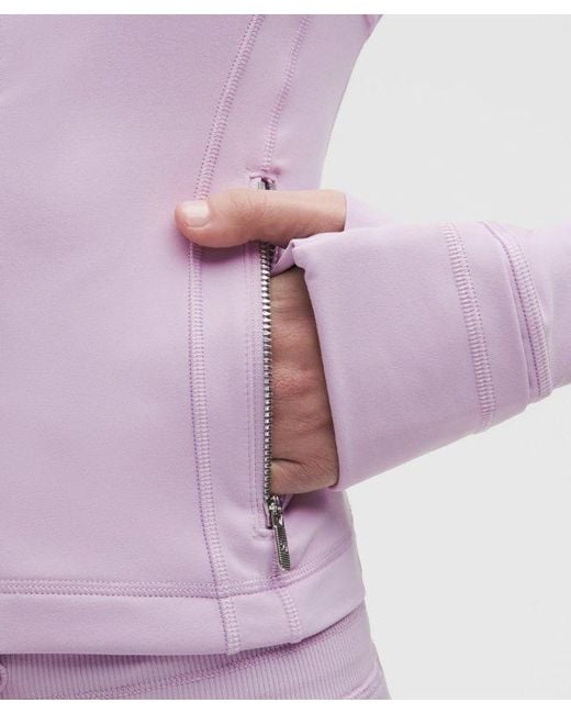 lululemon athletica Purple Define Cropped Jacket