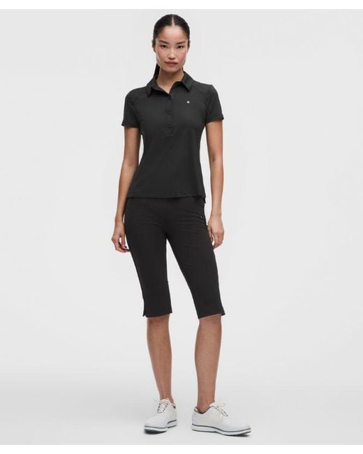 lululemon athletica Black – High-Rise Golf Pull-On Cropped Pants – 16" – – Size Large
