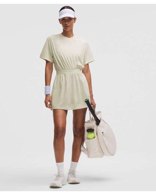 t shirt dress lululemon Lululemon All Yours T-Shirt Dress *Softstreme - White Opal