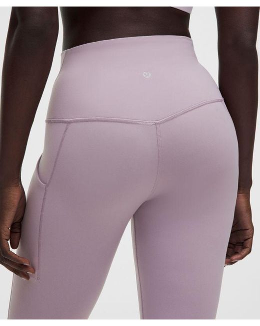 lululemon athletica Purple – Align High-Rise Pants With Pockets – 25" – /Pastel – Size 4