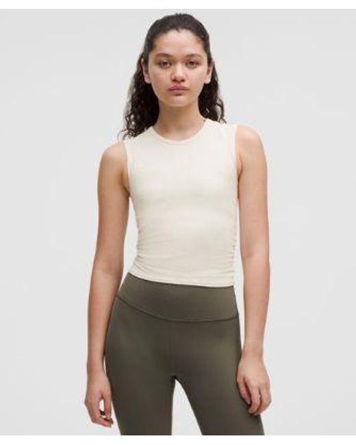 lululemon athletica Green All It Takes Back-Twist Ribbed Tank Top