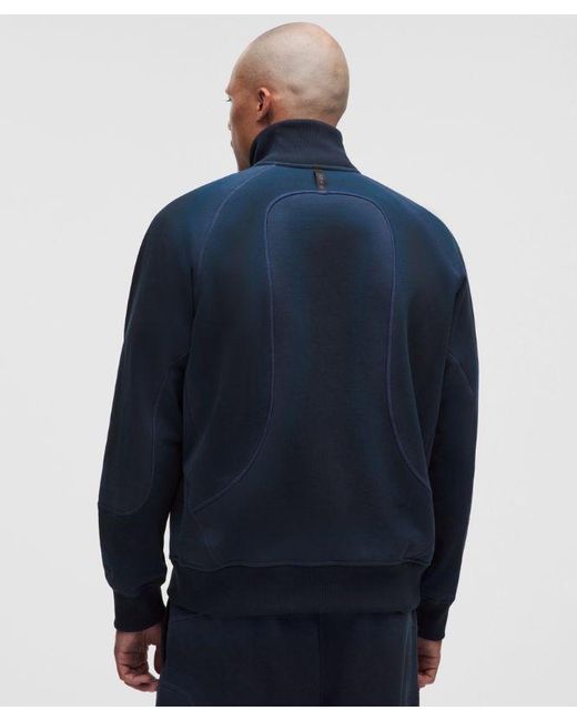 lululemon athletica Blue – Faded French Terry Full-Zip Jacket Slnsh Collection – – Size Large for men