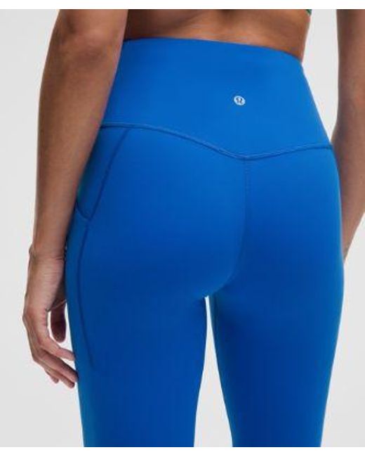 lululemon athletica Blue Align High-Rise Leggings With Pockets 25"