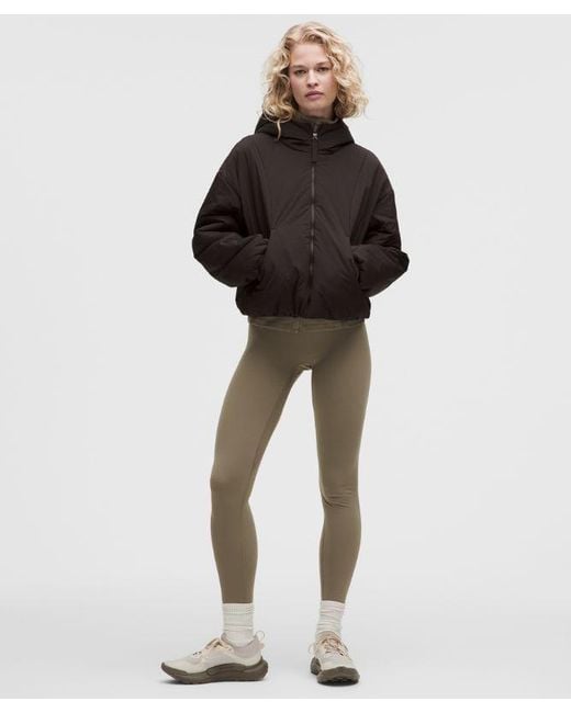 lululemon athletica Brown – Thermozen Insulated Hoodie – – Size Large