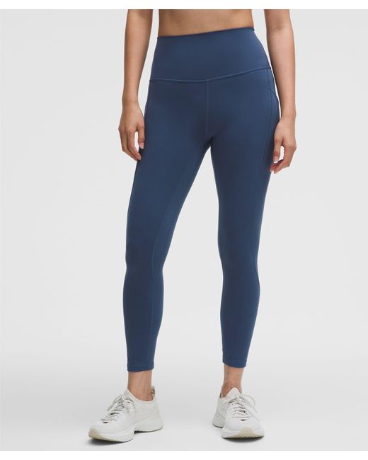 lululemon athletica Blue – Align High-Rise Pants With Pockets – 25" – – Size 4