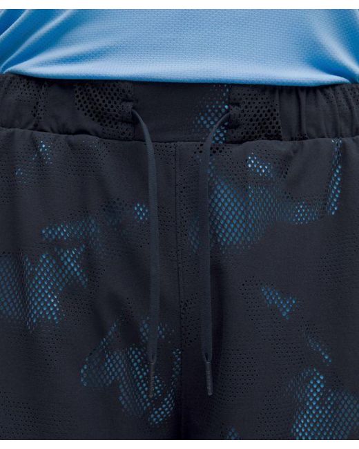 lululemon athletica Blue – Jacquard-Knit Shorts Slnsh Collection – 5" – – Size Large for men