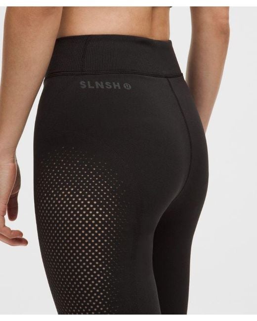 lululemon athletica Black – Revealknit High-Rise Tight Leggings Slnsh Collection – 28" – – Size 16