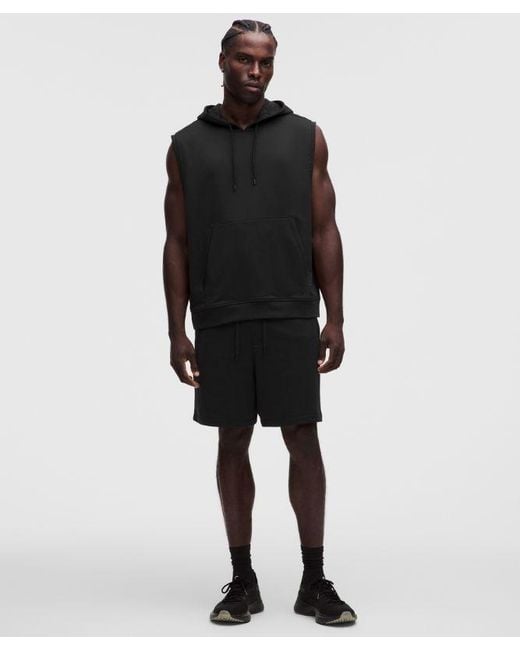 lululemon athletica Black Warm-Up Sleeveless Gym Hoodie for men