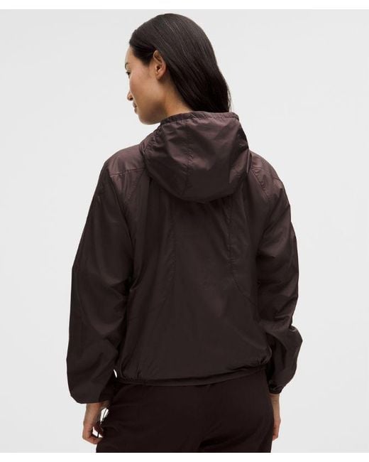 lululemon athletica Brown – Lightweight Windbreaker Jacket Slnsh Collection – – Size Large