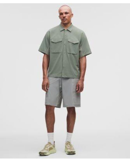 lululemon athletica Green – Uv-Protective Lightweight Hike Overshirt – /Pastel – Size Large for men