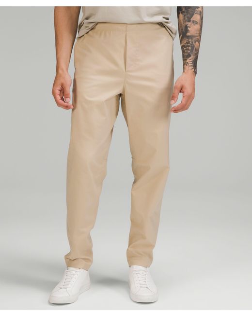 lululemon athletica New Venture Trouser Twill Fabric in Natural for Men