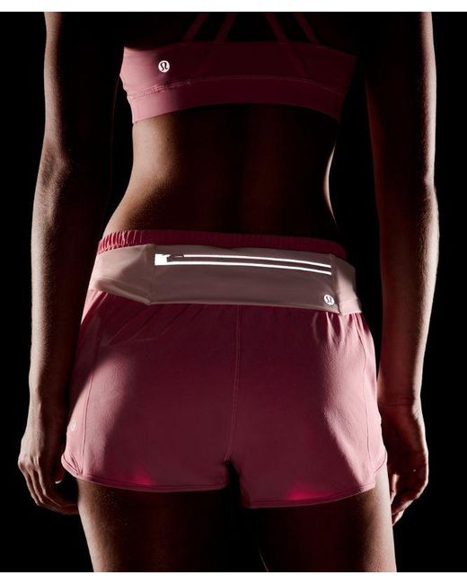 lululemon athletica Pink – Fast And Free Running Belt – – Size Large/Xl