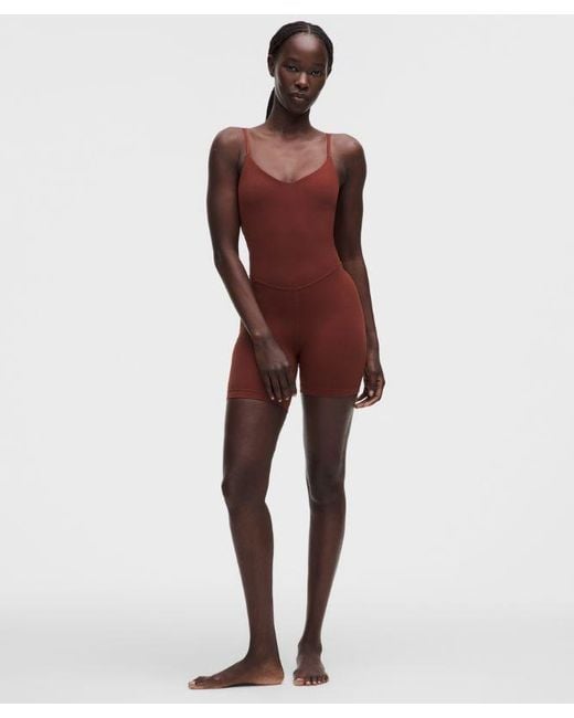 lululemon athletica Multicolor – Align Cami Bodysuit Light Support, A/B Cup – 6" – – Size 4