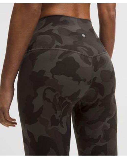 lululemon athletica Multicolor – Align No Line High-Rise Pants – 25" – Color Camo/ – Size 4