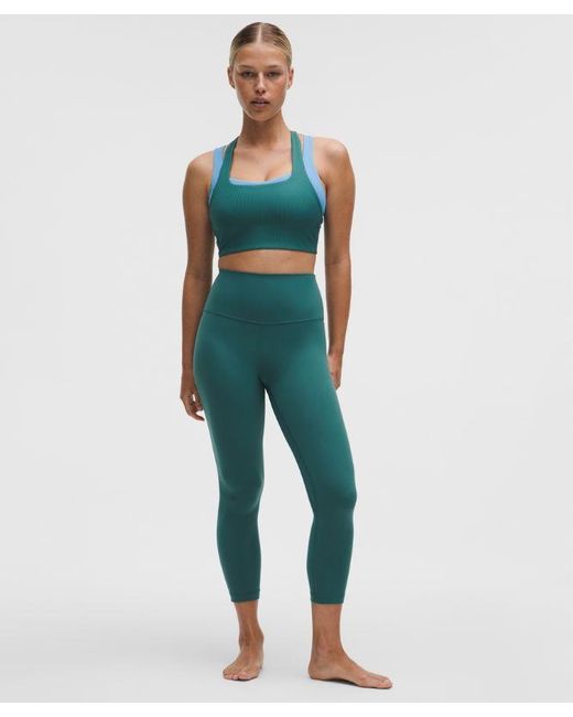 lululemon athletica Green – Align High-Rise Crop Leggings – 23" – – Size 20