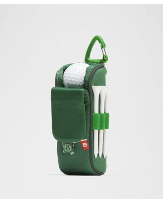lululemon athletica Green – Clippable Nano Golf Pouch Bag Golf Flag –