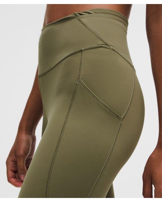 lululemon athletica Multicolor – Fast And Free High-Rise Tight Leggings 5 Pocket – 28" – – Size 4