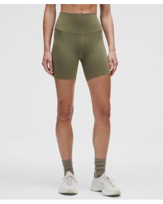 lululemon athletica Natural – Wunder Train High-Rise Shorts – 6" – – Size 4