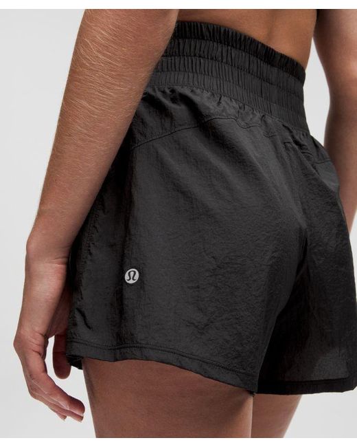 lululemon athletica Black Lightweight Super-High-Rise Training Short 4"