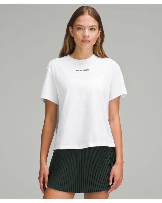 lululemon athletica White Relaxed-Fit Cotton Jersey T-Shirt